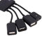 4 Ports Micro USB Splitter HUB Multipurpose Micro USB Power Charging OTG Hub Cable pour Android Tablet Pc et Smart Phone Noir