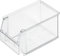 MEDDAX Systembox SB 4 transparent Sichtlagerkasten Schütte ohne Etiketten 230 x 150/130 mm