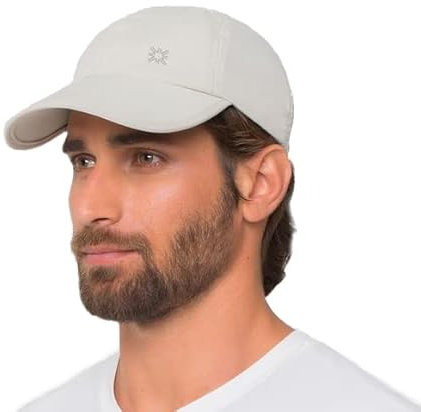 UV.LINE Herren & Damen UV PRO Cap - Sonnenschutz Hüte für Outdoor-Sportarten - Maximaler Schutz mit permanentem LSF 50+, Sand, Einheitsgr��e