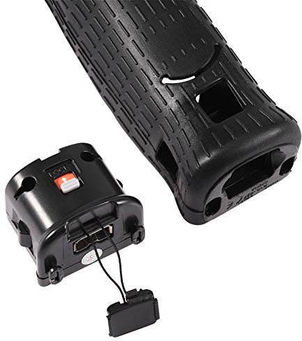 Annadue Wii Motion Plus Sensor Adapter, Motion Plus Sensor Adapter Silicon Case Cover for Wii Remote Controller, Wii Wireless Remote Motion Controller for Wii Games(Black)