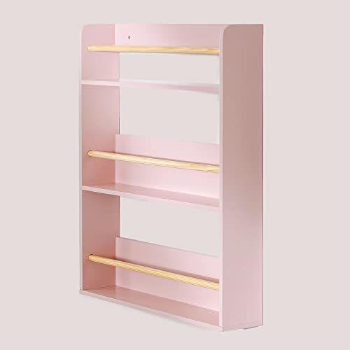 SKLUM Tom Kids Wandregal aus MDF Rosa Haselnuss