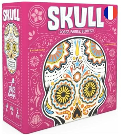 Skull|Asmodee Brettspiel ab 10 Jahren - Französische Sprache