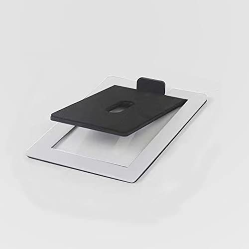 Speaker Desktop Stands, Metal Tilted Speakers Storage Bracket Holder for Kanto's YU4 & Similar Size Speaker (White-2)