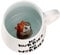 BigNoseDeer Jolie tasse à café, thé au lait kawaii paresseux en céramique, cadeau pour chocolat chaud, boisson, mariage, anniversaire, fête des pères, fête des mères pour filles, femmes, garçons