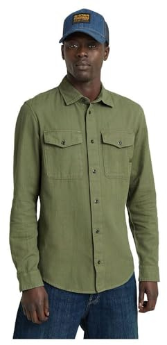 G-Star Men's Marine Slim Shirt, Green (sage gd D24963-D454-B811), M