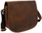 Oakridge Leather Damen Crossbody Satteltasche, Braunes Hunter Leder, Einheitsgröße