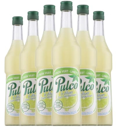 Schnapp Pulco Limette Konzentrat 0,0 70 cl Sin Alcohol (Caja de 6 Botellas de 70 cl)
