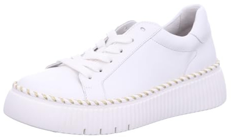 Gabor Damen Low-Top Sneaker, Frauen Halbschuhe,Freizeit,sportlich,straßenschuhe,Strassenschuhe,Sportschuhe,Latte (Gold),43 EU / 9 UK