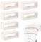 6 Stück Farbige Silikon Schlaufe, 22mm Armband Verschlussring für Garmin Venu 3/Venu 2/Forerunner 255 935 745/Vivoactive 4/Fenix 6/Fenix 5/Instinct 2/Approach S60 S70 Armband Halter Schlaufen