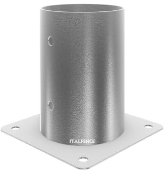 Aufschraubhülse für Rundholzpfosten, feuerverzinkt [Ø81mm, 1 Stück]