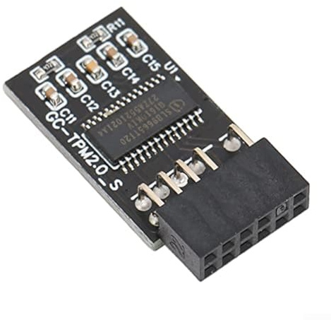 Hasaller TPM 2.0 Sicherheitsmodul für Gigabyte Motherboards TPM 2.0 Verschlüsselung Sicherheitsmodul kompatibel mit Remote Card Win-dows 11 Upgrade LPC TPM2.0 Modul 12Pin für Gigabyte Motherboards