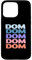 Hülle für iPhone 15 Pro Max Funny Modern Repeated Text Design Dom