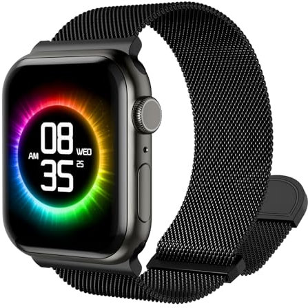 Generic Band Compatible with Apple Watch Armbands 49mm 46mm 42mm 38mm 45mm 44mm 40mm 41mm, Milano Metal Watch Bracelet for iWatch Series SE Ultra 10 9 8 7 6 5 4 3 2 1