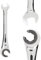 B2C Open End Wrench with Semi-Open Ratchet Combination Spanner Flare Nut Garage Workshop 8mm - 19mm Mechanic Home DIY (13mm)