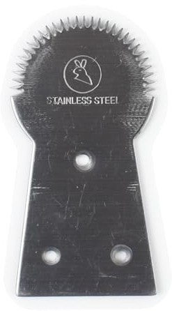 Kokosschaber aus Edelstahl, manuelle Reibe mit gezackter Klinge für frische Kokosnuss, Mahlklinge zur Fleischentfernung für thailändische Rezepte (Even-Teeth)