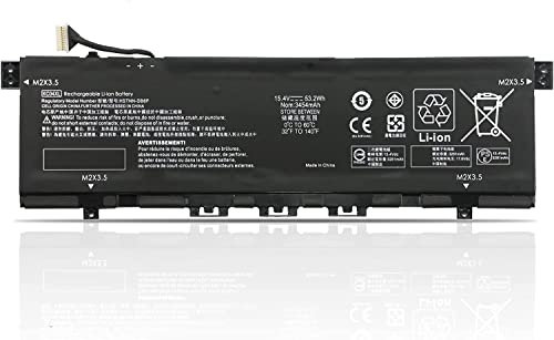 15.4V 53.2Wh 4Cell KC04XL Laptop Battery Compatible for HP Envy X360 13-AG 13-AR 13-AH 13-AQ 13Z-AG000 13M-AG0001DX 13T-AQ000 13T-AQ100 HSTNN-DB8P HSTNN-IB8K KC040 53 XL L0844 96-855 L08544-1C1