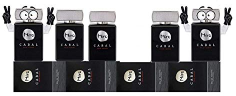 5 x Miro CABAL Eau de Toilette 75 ml (375 ml)