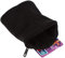 Alomejor Handgelenktasche mit Fleece-Reißverschluss, für Laufen, Reisen, Fitnessstudio, Radfahren, Sport, Schlüsselaufbewahrung, sicher, leicht, Schwarz