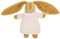 TROUSSELIER - Doudou avec Hochet Bebe Coton Bio - Lapin Nid d'Ange - 20 cm de haut - Classique Chic - Cadeau de Naissance Fille - Lavable en Machine - Colori Rose Poudré