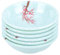 DOITOOL 6 platos asiáticos chinos japoneses de melamina, salsa de soja, cuencos para aperitivos, platos de acompañamiento (flor de ciruelo)