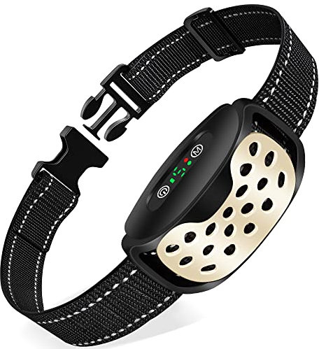 Anti Barking Dog Collars, Bark Collar Stop Dog Barking with Vibration & Beep Modes Harmless Training Dog Collar for Small Medium Large Dogs No Bark Collar Rechargeable IP67 Waterproof Humane