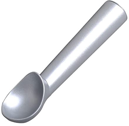 Vigcebit Beheizter Eisportionierer - Eisportionierer Löffel - Antihaft-Anti-Frost-Schaufellöffel aus Aluminium, leicht zu reinigen, für Keksteig, Sorbet, gefrorener Joghurt