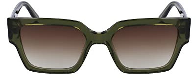 KARL LAGERFELD Herren Kl6089s Sonnenbrille, Khaki/Kristall, Einheitsgröße
