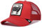 Goorin Bros. Unisex-Erwachsene The Farm Original Adjustable Snapback Mesh Trucker Hat Baseballkappe, Rot (das Schwarze Schaf), Einheitsgröße