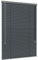 Jalousiescout Lightless Jalousie Aluminiumjalousie, Verdunkelungsrollo, Innovative Verdunkelungstechnik, Sichtschutz, ohne Bohren, 110 x 200 cm (BxH), Dunkelgrau matt