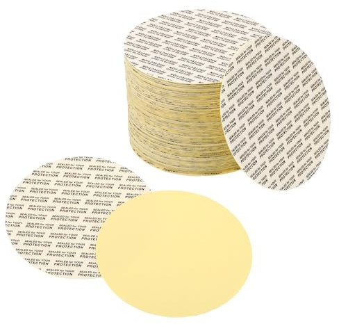 PATIKIL 83mm/3.3Zoll Druckempfindliche Dichtung 300 Stück Klebende PS