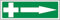 vsafety 31020 ax-s First Aid freccia a destra Primo soccorso generale Sign, Autoadesivo, paesaggio, 300 mm x 100 mm, colore: verde