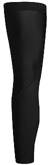 Gonso Beinlinge für Männer und Frauen, Antirutsch-Gummi am Oberschenkel und hohe Bewegungselastizität, Reflektierende Elemente, Enganliegende Passform, Unisex, Schwarz, Gr. S