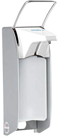 Schülke Desinfektionsmittelspender Präparatespender KHK, Edelstahlpumpe, kurzer Armhebel, 500 ml