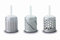 Zusatztrommelset KZT 5 für grossag KitchenAid Gemüseschneider (KGS 5) und Raffel-Vorsatz (KRV 500) / feine Raspeltrommel, Julienne-Raspel, Kronenreibe