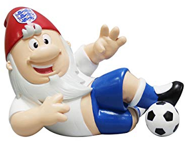 FOCO England Football World Cup European Sliding Tackle Garden Gnome Ornament Indoor/Outdoor