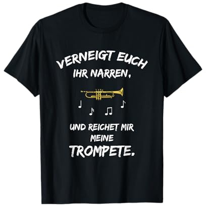 Trompete Spielen Spruch Lustig Blechblasinstrument Blasmusik T-Shirt