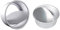 Mirrwin Moldes para Pasteles Redondos de Aluminio Molde Bizcocho Redondo Set de Moldes de Pastel Redondo con Fondo Desmontable para Boda/Cumpleaños/Pastel de Navidad 6 in y 8 in,2 Piezas,Plata