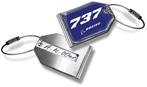 Boeing B737 Gepäckanhänger aus Metall