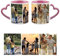Personalised with Three Photos/Multi Photo Printed Collage Mug, Novelty, Pink Colour Heart Handle Ceramic Mug, Memorable Gift Ideas for Family, Friends, Birthday, Any Special Occasion. (3 Photos)