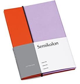 Semikolon 364859 Leporello Cutting Edge 12,2x17,7 cm - 13 Fotos 10 x 15 cm - Ziehharmonika-Fotobuch - tangerine lavender