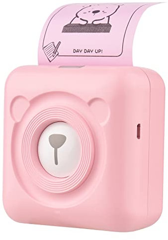 Bisofice PeriPage A6, Mini Stampante termica, Pocket All-in-One Wireless BT Picture Photo Label Memo Receipt Paper Printer Funzione AR Photo con cavo USB Supporto per Android iOS Smartphone Windows
