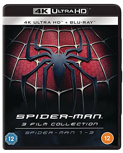 Spider-Man 1-3 4K Ultra-HD (6 Discs- Ultra-HD & BD) [Blu-ray] [2021]