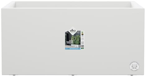 Elho Vivo Next Long 60 - Vaso per Interno esterno - L 59.0 x H 29.2 cm - Bianco/White