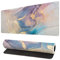 omosri Abstract Marble Texture Extended Mouse Pad 31.5x11.8 Inch Blue Purple Desk Mousepad Large Non-Slip Rubber Base Waterproof Big Keyboard Mat with Stitched Edges for Gaming and Office