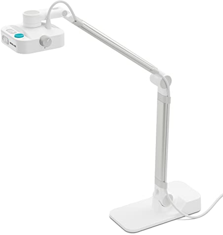 OKIOLABS OKIOCAM W1 13 Megapixel Dokumentenkamera 4K Ultra-HD-Auflösung, Vorlagen bis A3, Visualizer mit LED-Licht und Dual-Mikrofonen, für Webkonferenzen mit Zoom, Skype, Teams, OBS