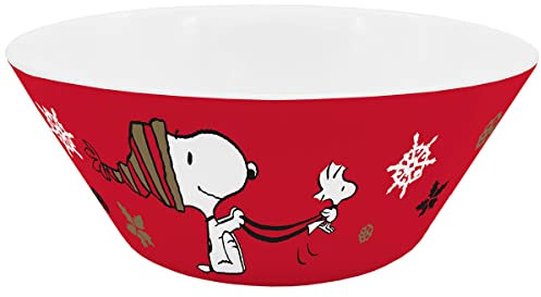 infinite by GEDA LABELS (INFKH) Peanuts Ho - Cuenco para cereales (400 ml), color rojo