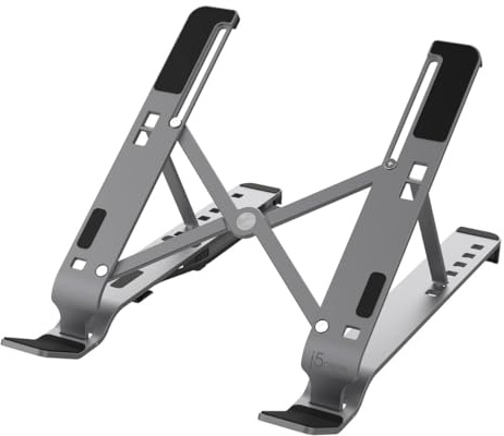 j5 create USB Type-C - A Portable Laptop Stand with 4 Port Hub, Space Gray