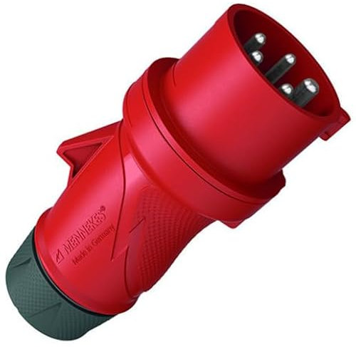 MENNEKES CEE Stecker Xtra R 16A 5p 6h 400V IP54 Rot Stecker