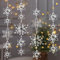 HERZWILD 41pcs Acryl Schneeflocken Christbaumschmuck Weihnachtsdeko Schneeflocken zum Anhänger Weihnachtsbaumschmuck,Christbaumschmuck Fensterdeko,Winterdeko Party Snowflake (transparent-41pcs)