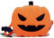 Noy Lacha Mädchen Halloween Kürbis Geldbörse Crossbody PU Leder Upgrade Kürbis Geldbörse für Frauen, gelb, Small